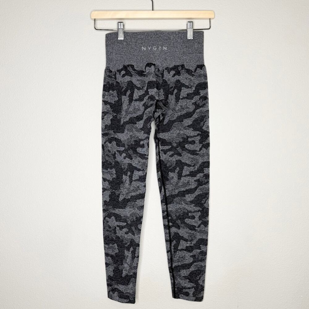 NVGTN Leggings Black Camo Size Small - Picture 3 of 6